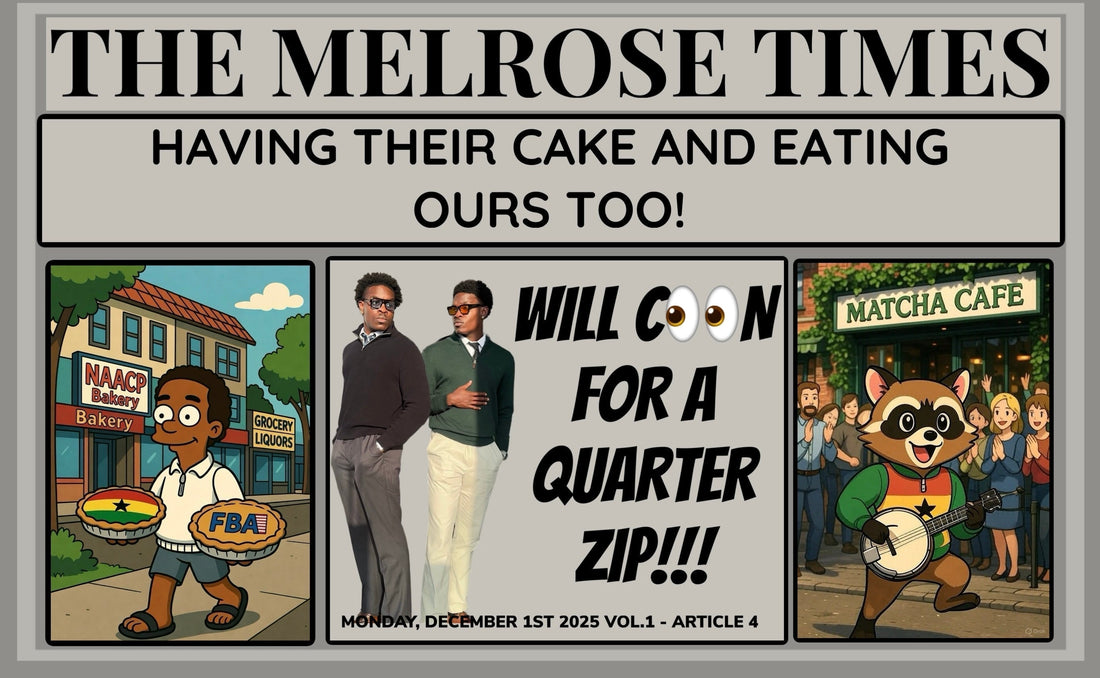 Quarter Zip Cooning. Having their cake and eating ours too