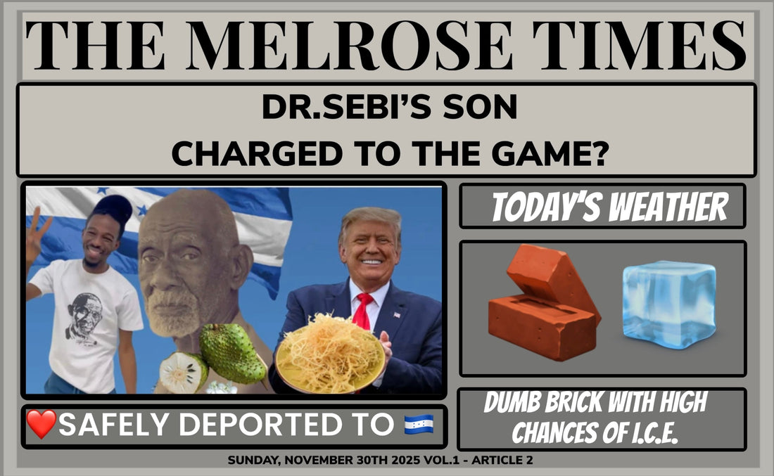 Dr.Sebi’s son charged to the game?